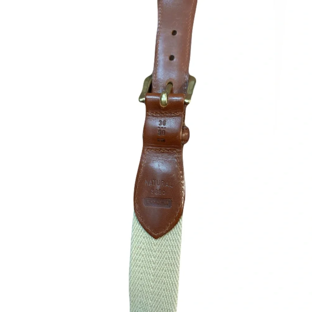 Coach weaved belt